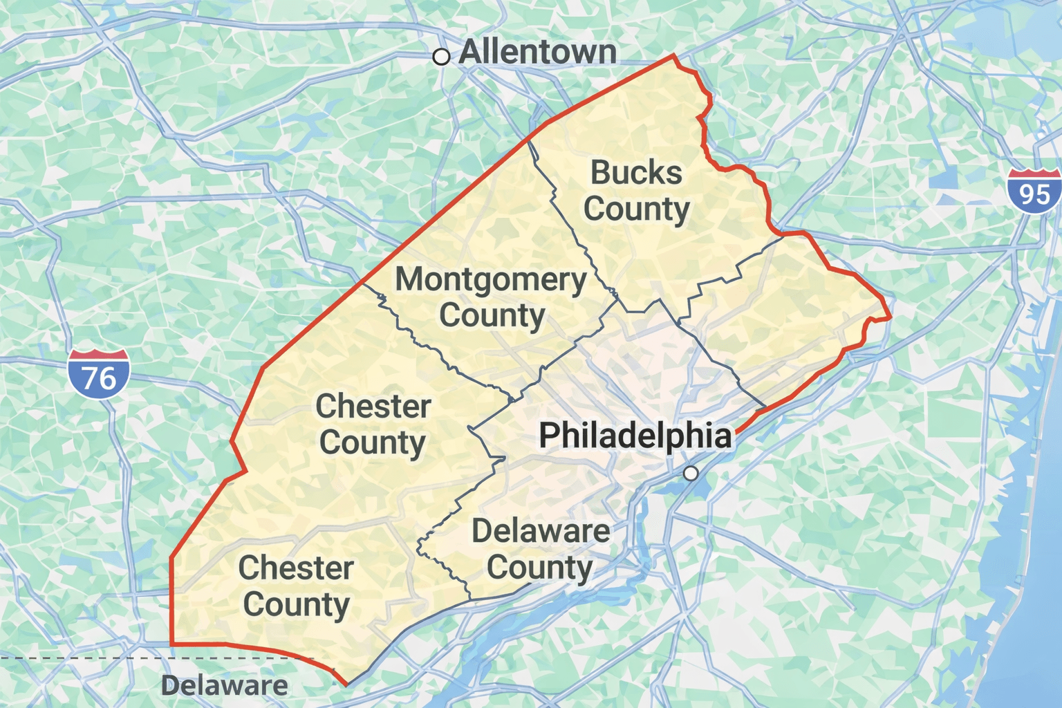 Service Area Map